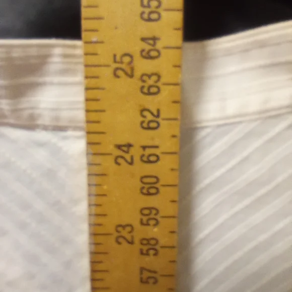 Vintage Ralph Lauren Cream High Neck Blouse Size 16 P2P 20 In Length 24.5 In - Picture 10 of 10